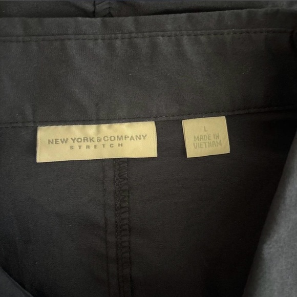 New York & Company Navy Button Down Shirt - Picture 5 of 6